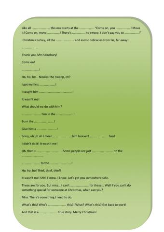 Nicolas The Sweep Christmas Ad