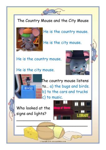 The Country Mouse and the City Mouse