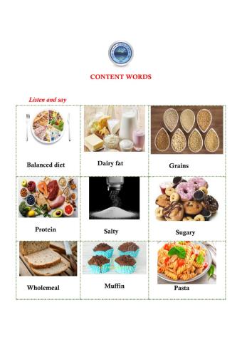 Unit 3- Content Words