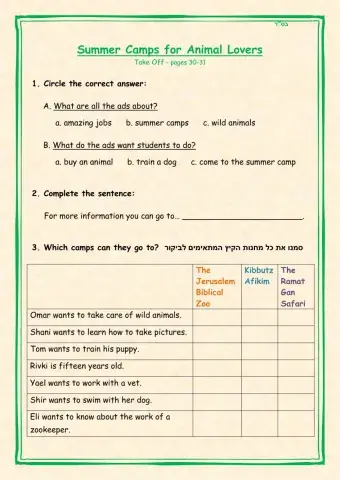 Summer Camps for Animal Lovers