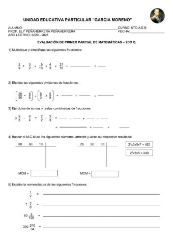 Evaluación-Matemáticas-6to