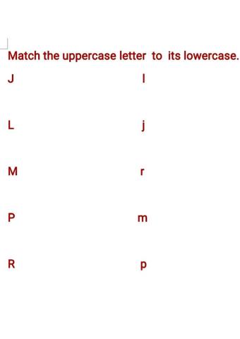 LKG English Worksheet
