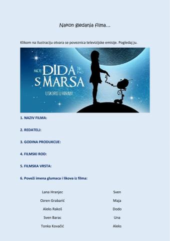 Moj dida je pao s Marsa