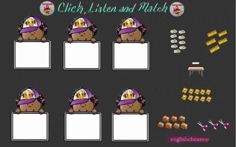 School Objects(listen and match)