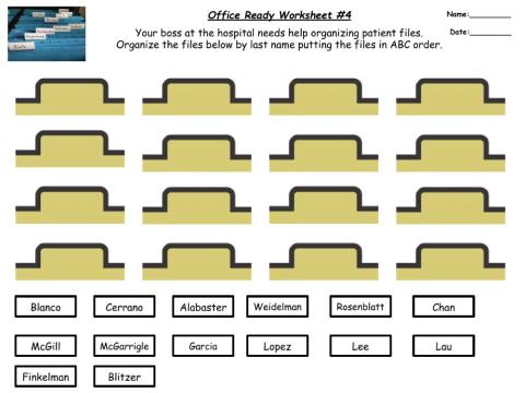 Office Ready Worksheet -4