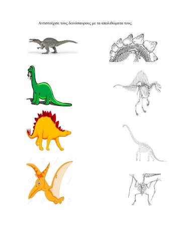 Αντιστοίχισε τους δεινόσαυρους με τα απολιθώματα τους