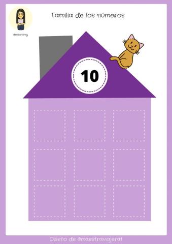 Familias de los números del 20 al 90
