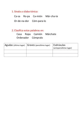 Sinala a sílaba tónica