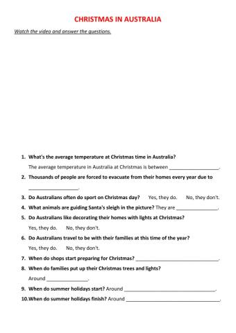 Christmas in Australia