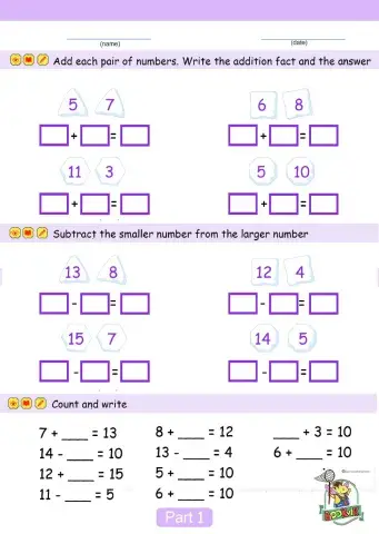 Maths-Grade1-test3