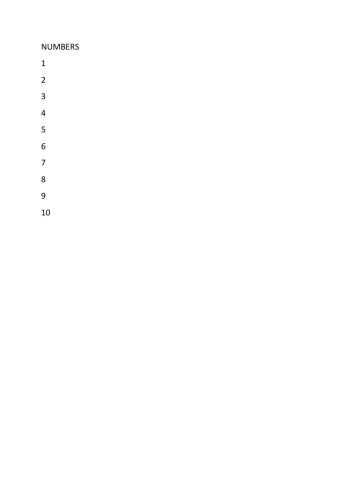 Numbers