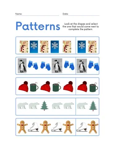 Winter pattern