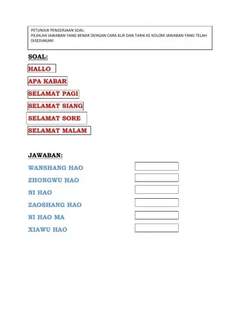 Materi Bab 1: Salam Sapa