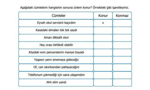 Noktama İşaretleri (Ünlem)