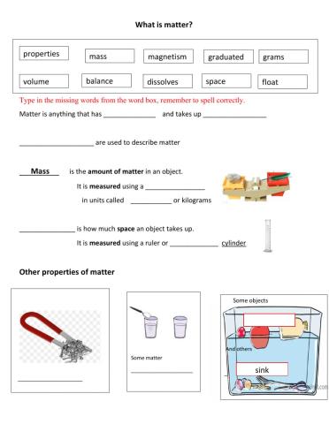 Matter introduction typing