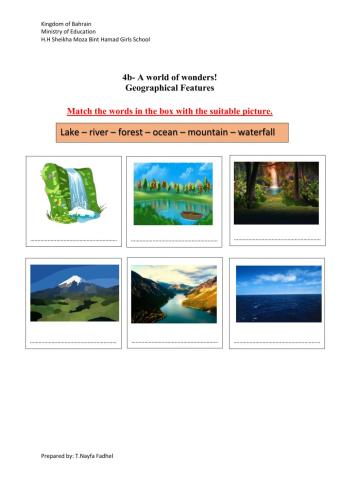 Geographical features