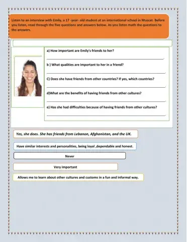 Friends from other countries