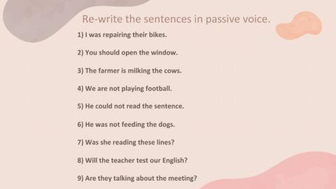 Passive voice