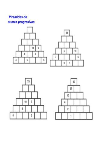 Sumas progresivas