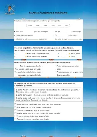 Homonimia e polisemia