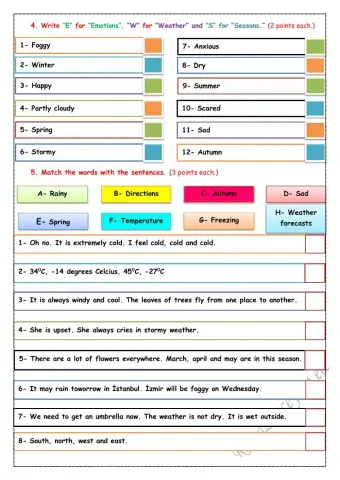 6.4.Weather and Emotions Quiz-2