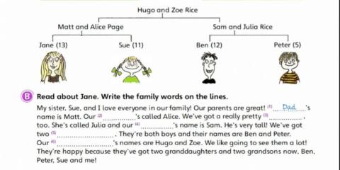 Me and my family. Fun for movers. Unit 9.