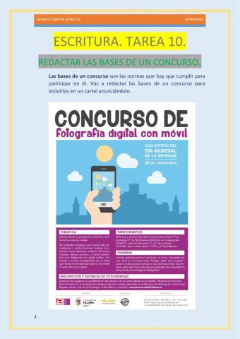 Escritura. Tarea 10.