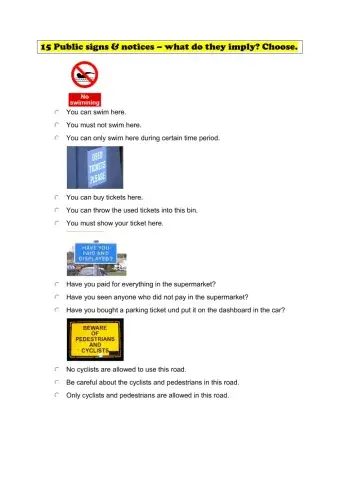 Public signs & notices