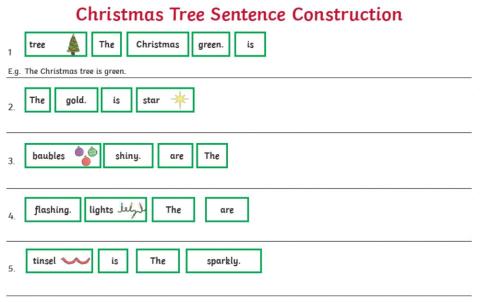 Xmas sentences