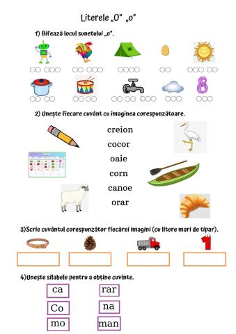 Literele „O”  „o”  