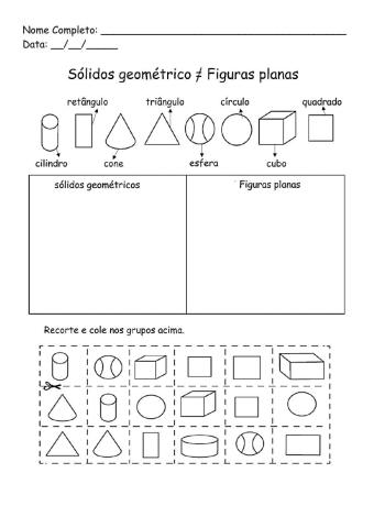 Figuras Planas e Sólidos Geométricos