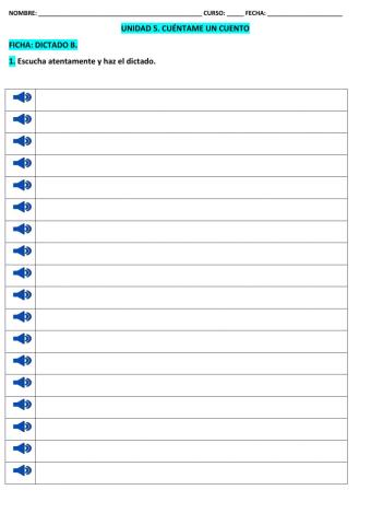 Ficha DICTADO B T-5 LCL 5º EPO