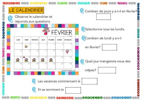 Calendrier 2