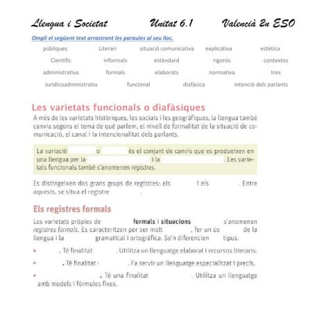 Llengua i societat. 6.1