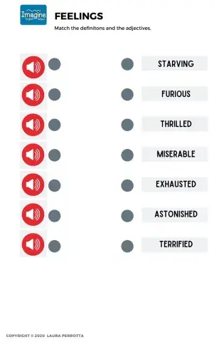 FEELINGS- extreme adjectives