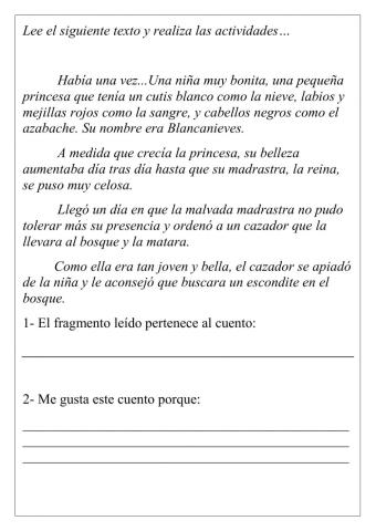 Blancanieves y los siete enanitos