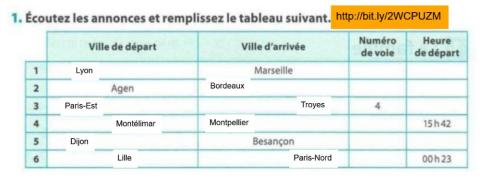 Horaire