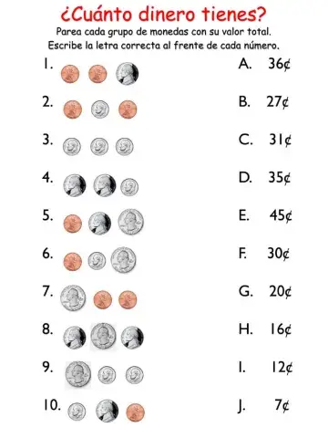 Unidad 2.2: ¿Cuánto dinero tienes?