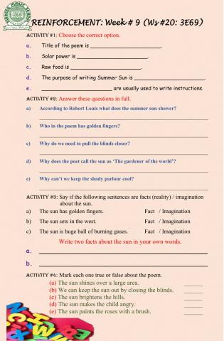 Instructions and Reading