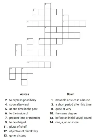 Crosswords