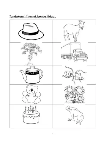 Latihan Sains tahun 1