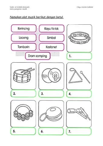 MUZIK - Alat muzik perkusi