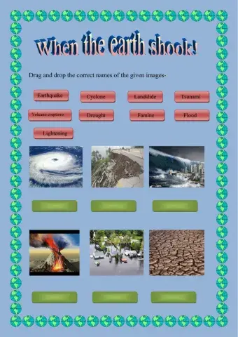 When the earth shook