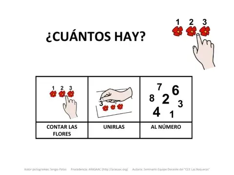 Material teacch asociar número cantidad (i)