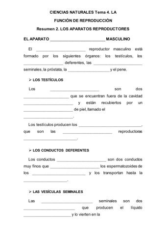 Los aparatos reproductores