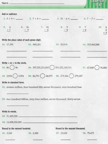 Review Grade 5 and 6