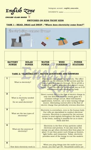 SWITCHED ON KIDS electricity