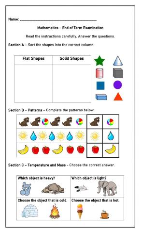 Mathematics - Review