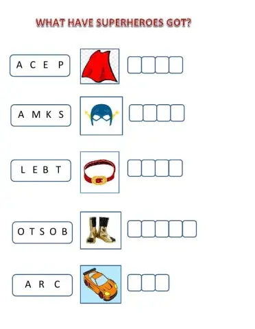 What have superheroes got?