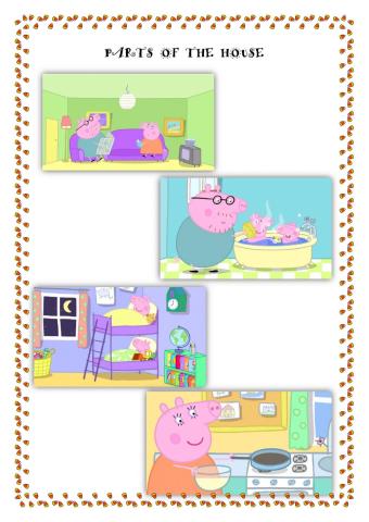 Peppa Pig - Parts of the house